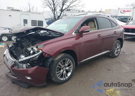 2014 Lexus Rx 450H z USA, uszkodzony, nr VIN JTJBC1BA8E2453870